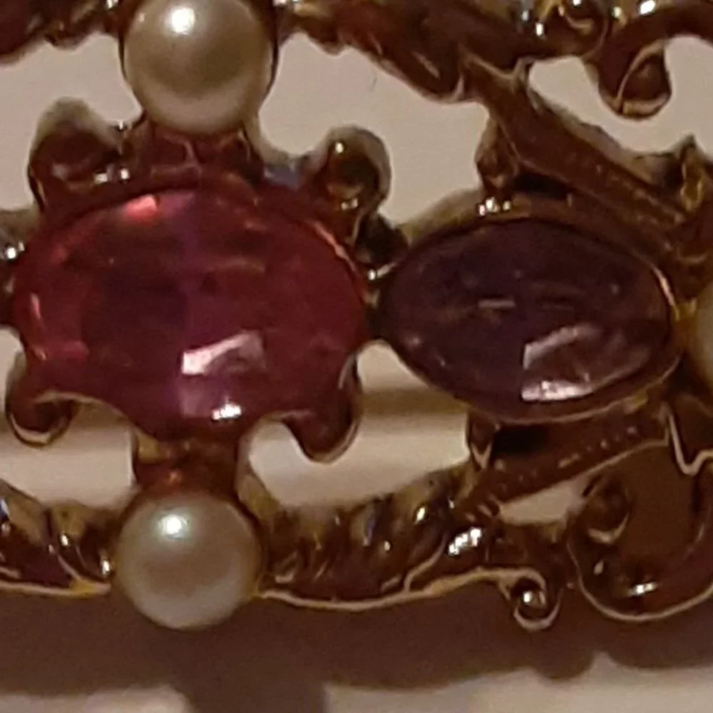 Gold-tone Brooch